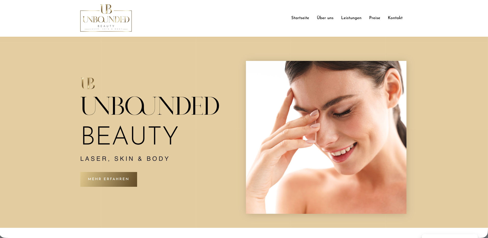 Website Unbounded Beauty